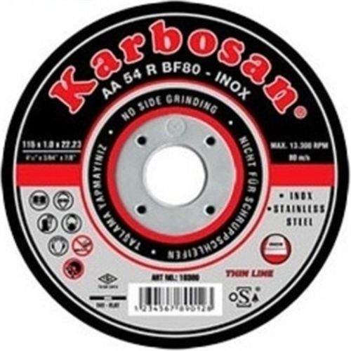 KARBOSAN İNOX THINLINE KESICI 115x1.0x22 25 ADET